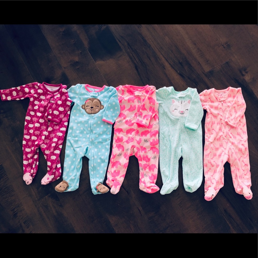 9 mo Carter’s Fleece Pajama Bundle